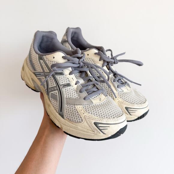 Asics Shoes - Asics Gel-1130 Low Top Lace Up Sneakers Cream Gray 8